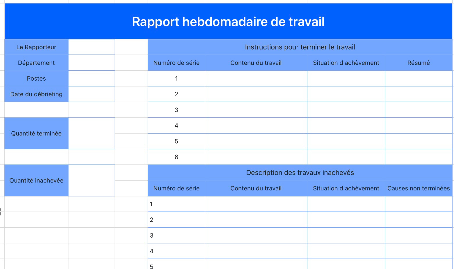 Rapport hebdomadaire de travail 2